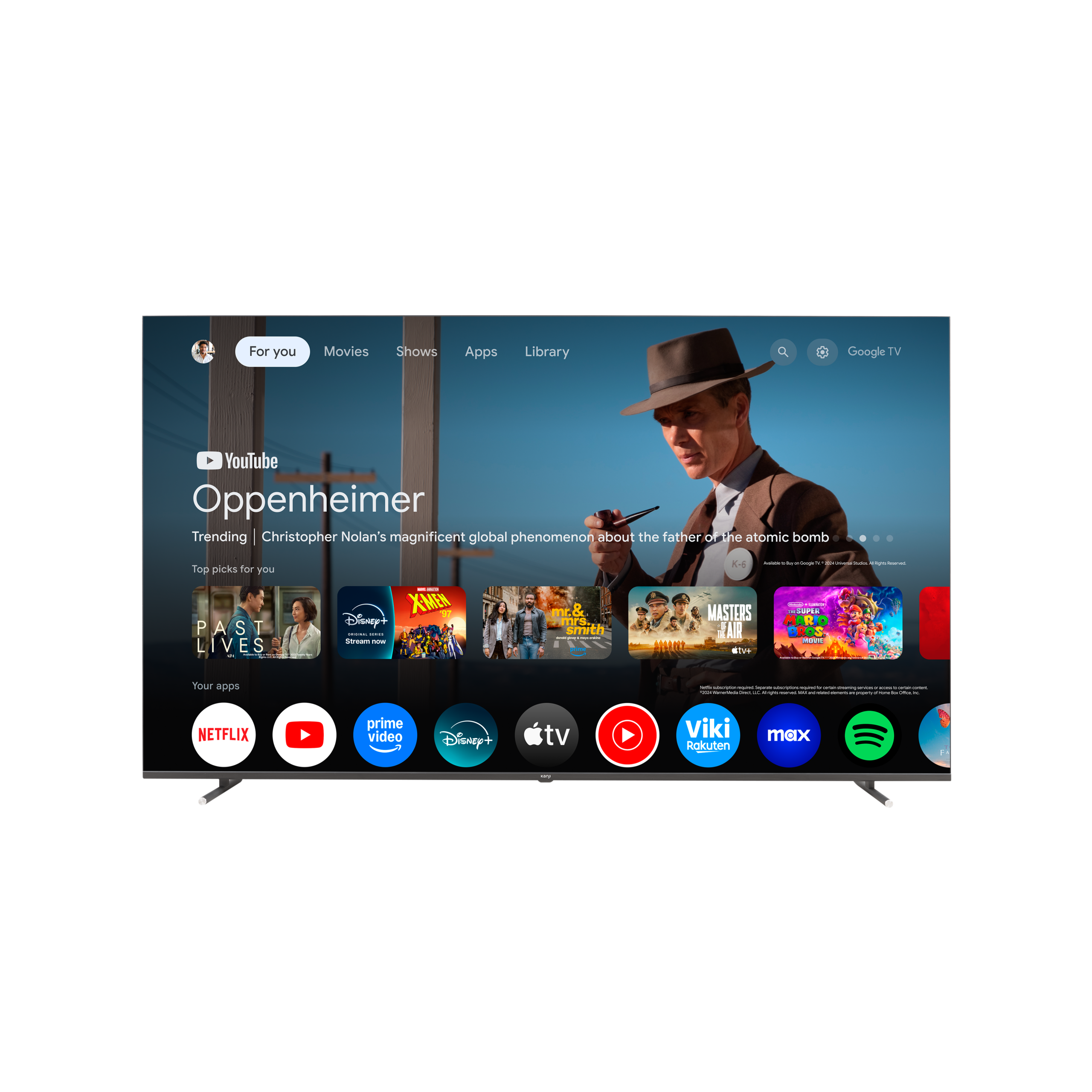 Televisor google TV 100"